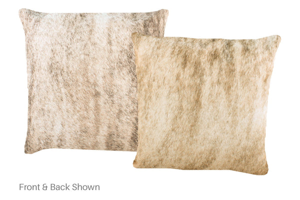 Light Brindle Cowhide Pillow #A52328