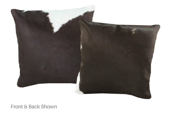 Black and White Cowhide Pillow #A52534
