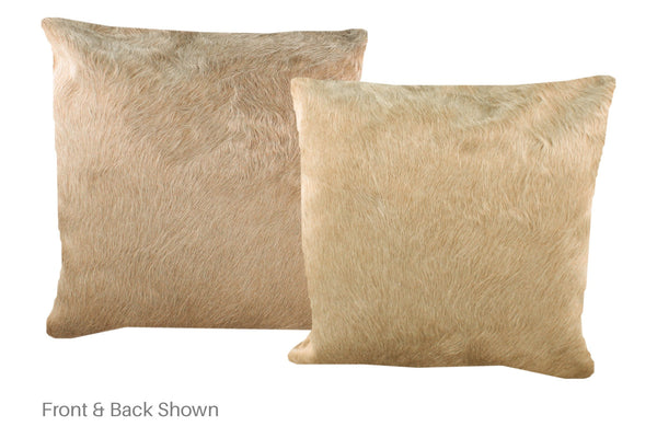 Champagne Cowhide Pillow #A52588