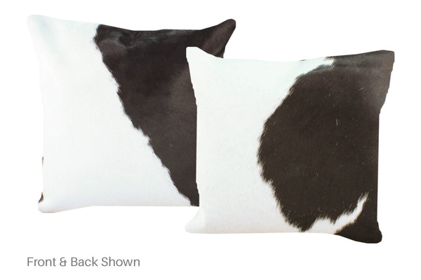 Black and White Cowhide Pillow #A52624