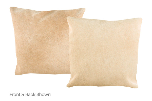 Beige Cowhide Pillow #A52665
