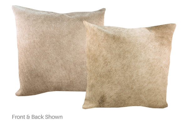 Champagne Cowhide Pillow #A52747