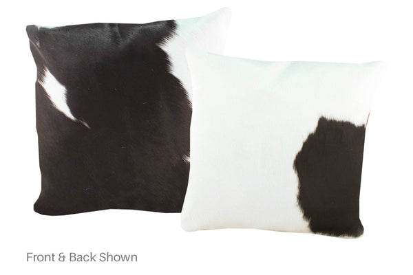 Black and White Cowhide Pillow #A52815