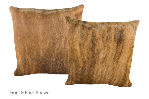 Light Brindle Cowhide Pillow #A52863