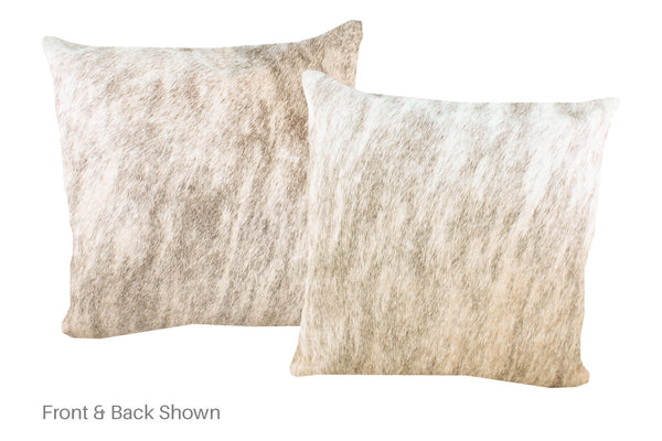 Brown with Red Cowhide Pillow #A52882