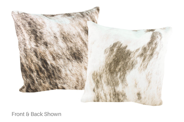 Light Brindle Cowhide Pillow #A52898