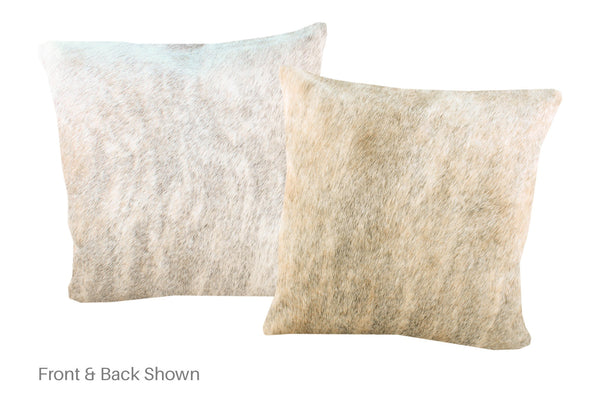 Light Brindle Cowhide Pillow #A52899