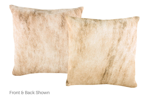Light Brindle Cowhide Pillow #A52910