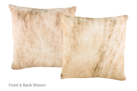 Light Brindle Cowhide Pillow #A52910