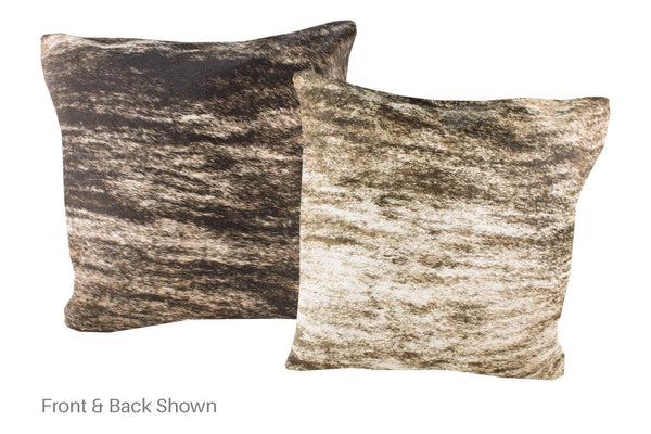 Light Brindle Cowhide Pillow #A52913