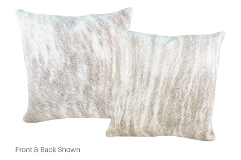 Light Brindle Cowhide Pillow #A52926