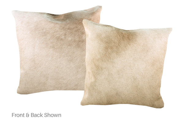 Champagne Cowhide Pillow #A52949