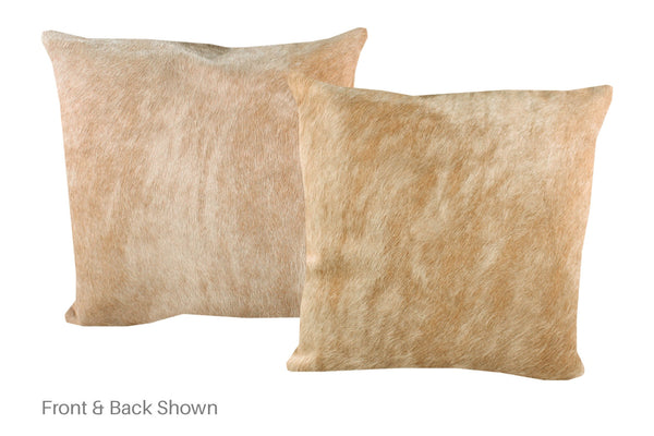 Caramel Cowhide Pillow #A52999