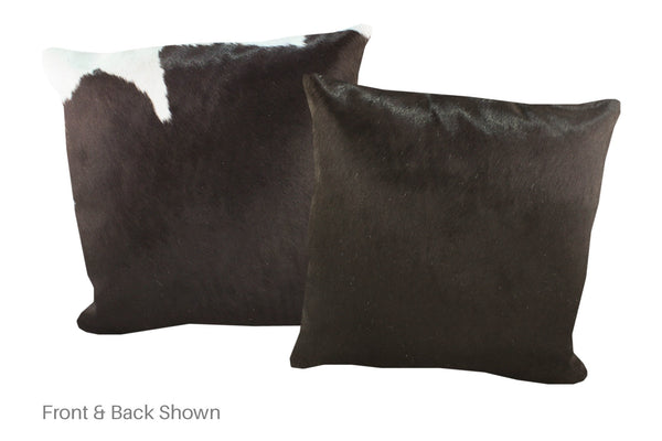 Black and White Cowhide Pillow #A53030