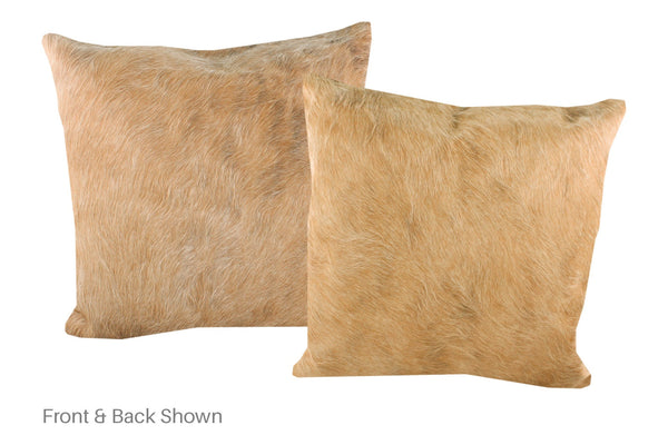 Beige Cowhide Pillow #A53065