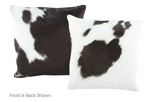Black and White Cowhide Pillow #A53107