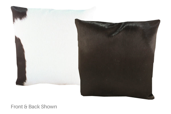Black and White Cowhide Pillow #A53159