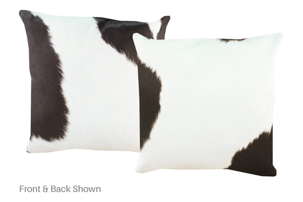 Black and White Cowhide Pillow #A53162