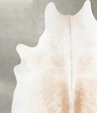 Grey with Beige Cowhide Rug #A53353