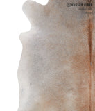 Grey with Beige Cowhide Rug #A5337