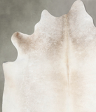 Grey with Beige Cowhide Rug #A53443