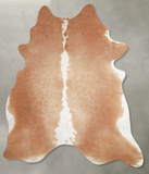 Beige and White Cowhide Rug #A53455