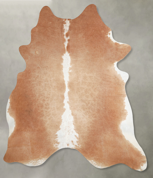 Beige and White Cowhide Rug #A53455