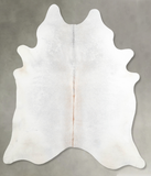 Grey with Beige Cowhide Rug #A53515