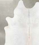 Grey with Beige Cowhide Rug #A53515