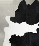 Black and White Cowhide Rug #A53661