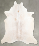 Grey with Beige Cowhide Rug #A53900