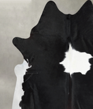 Black and White Cowhide Rug #A54232