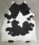 Black and White Cowhide Rug #A54569