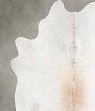 Grey with Beige Cowhide Rug #A54841