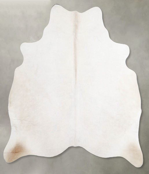 Solid White Cowhide Rug #A54863