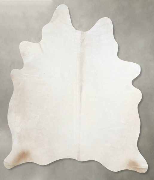 Solid White Cowhide Rug #A54881