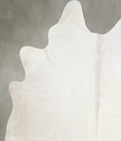 Solid White Cowhide Rug #A54881