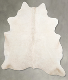 Solid White Cowhide Rug #A54915