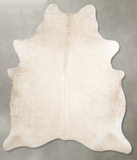 Solid White Cowhide Rug #A54916