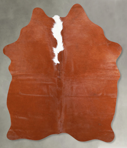 Brown and White Regular Cowhide Rug #A54998