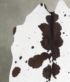 Chocolate and White Cowhide Rug #A55018