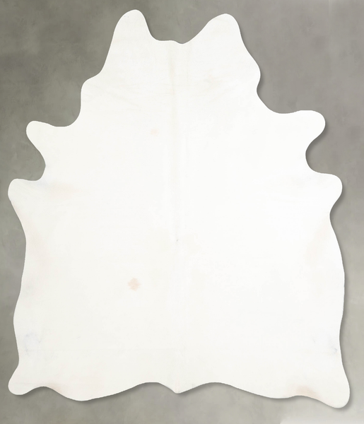 Solid White Cowhide Rug #A55026