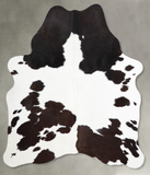 Chocolate and White Cowhide Rug #A55170