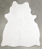 Solid White Cowhide Rug #A55237