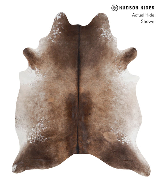 Grey with Beige Cowhide Rug #A5526
