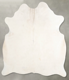 Solid White Cowhide Rug #A55271