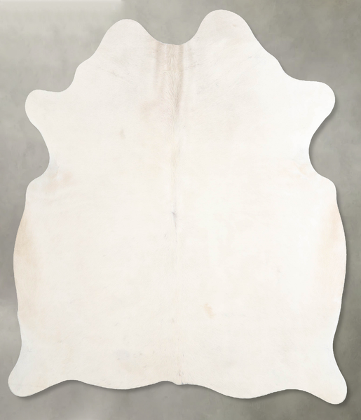 Solid White Cowhide Rug #A55271
