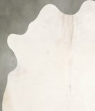 Solid White Cowhide Rug #A55271