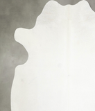 Solid White Cowhide Rug #A55301
