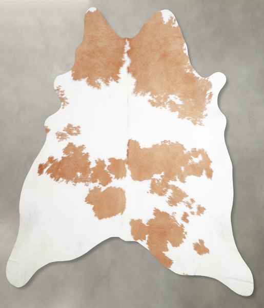 Beige and White Cowhide Rug #A55324